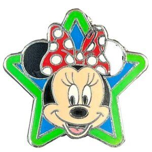 Disney Minnie Mouse Trading Pin Polka Dot Star Brooch Badge Lapel Pin Jewelry